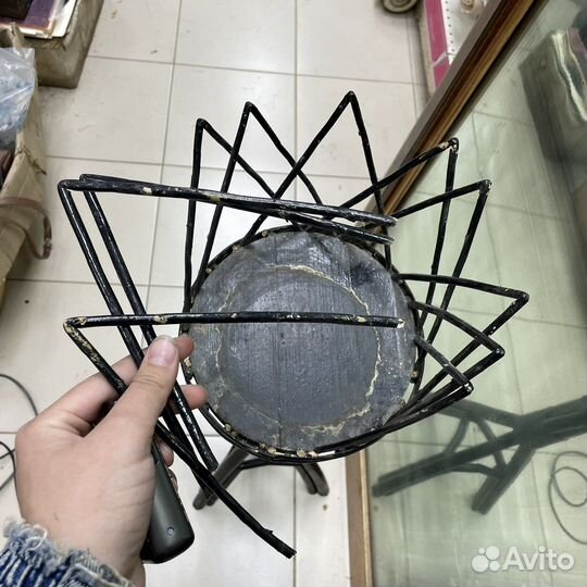 Старинная деревянная жардиньерка СССР (Сзр)