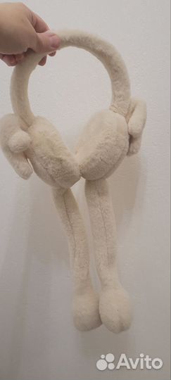 Наушники меховые с двигающимися ушками