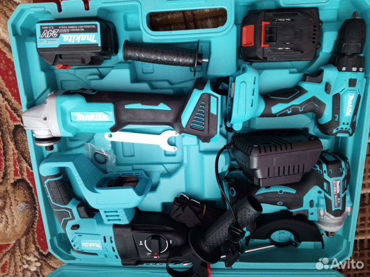 Набор инструментов 4в1 аккумуляторный makita