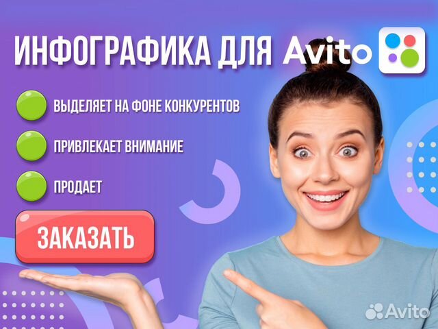 Инфографика карточки для Авито в Москве | Услуги | Авито