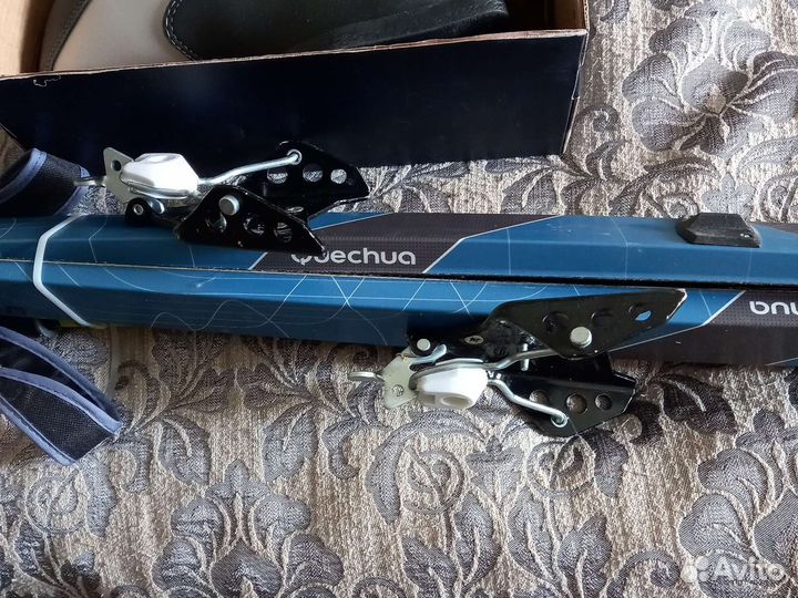 Лыжи детские с ботинками и креплениями