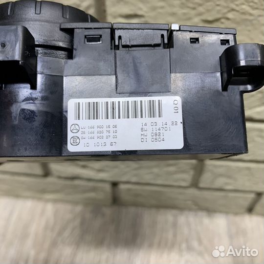 Mercedes Benz W166 Блок управления отопителем