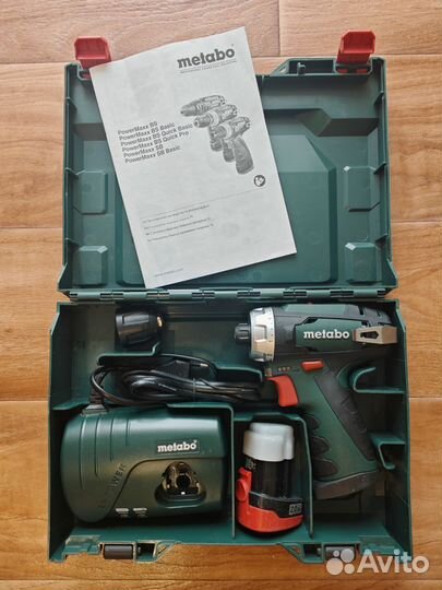 Шуруповерт metabo powermaxx bs