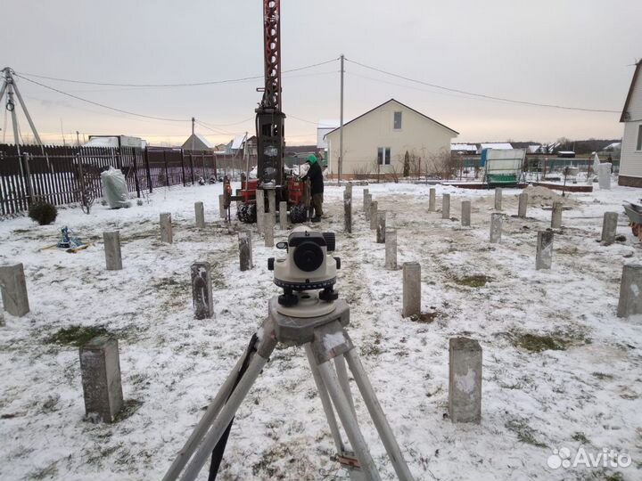 Фундамент жб сваи для дома