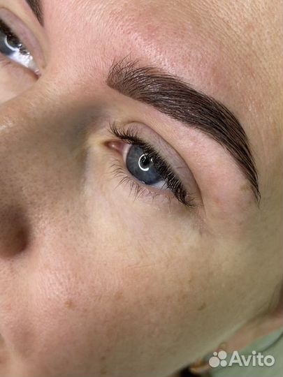 Оформление и окрашивание бровей, ламинирование