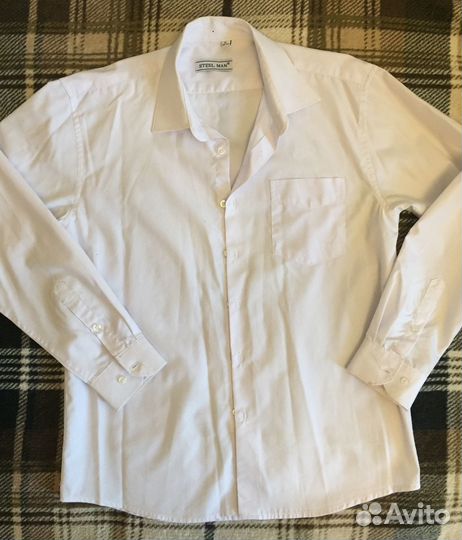 Рубашка белая 11-13 лет