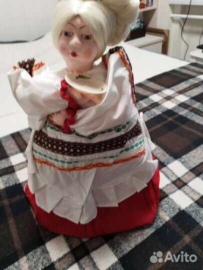 Кукла грелка на чайник СССР