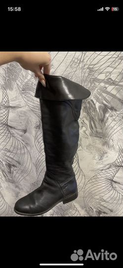 Сапоги ботфорты