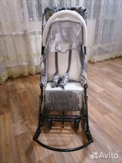 Детские санки коляска бу