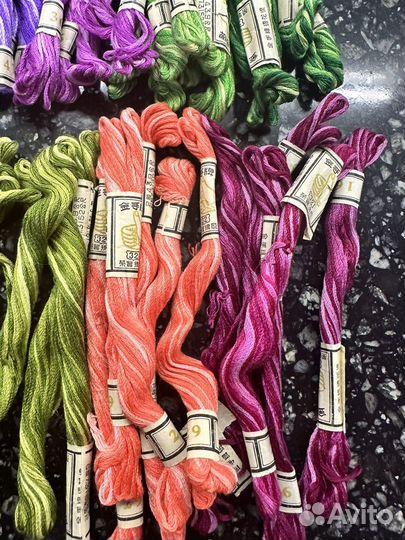 Нитки мулине япония и СССР