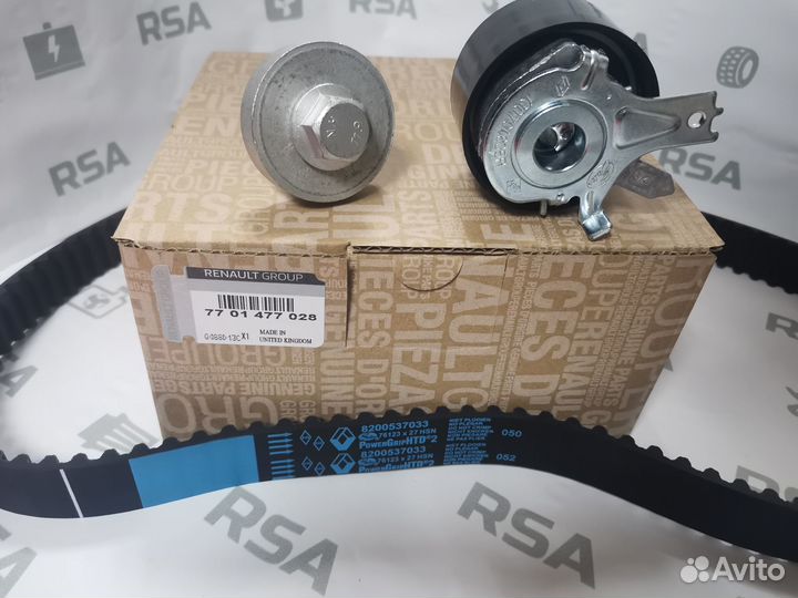 Комплект грм Дастер Меган 1.5dci K9K 7701477028