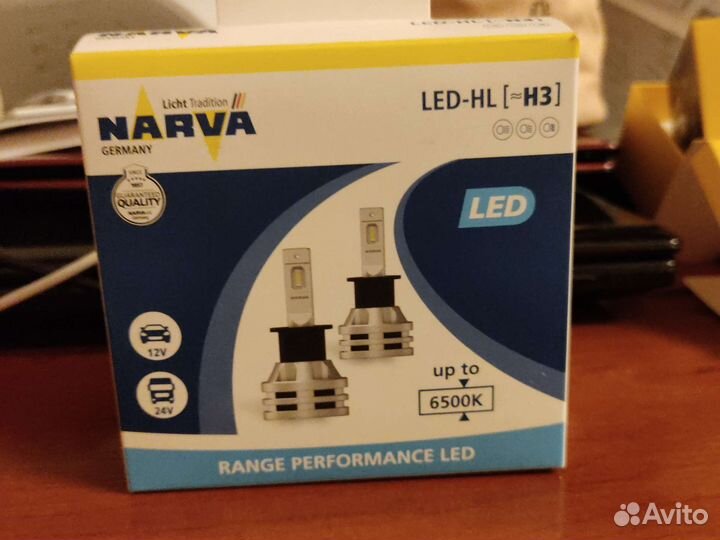 Светодиодные лампы Narva LED H3