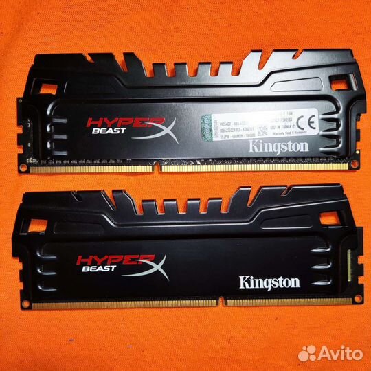 DDR3 Kingston HyperX Beast 8Gb (2133 мгц/ CL11)