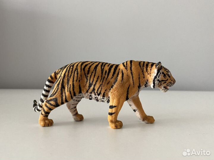 Фигурка тигр schleich шляйх игрушка статуэтка
