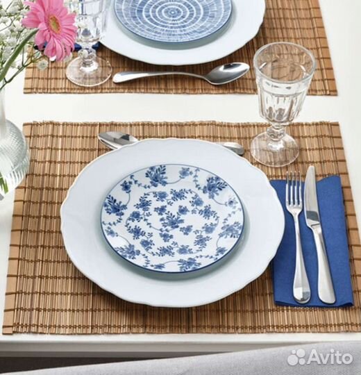 Набор тарелок десертных 18 см IKEA