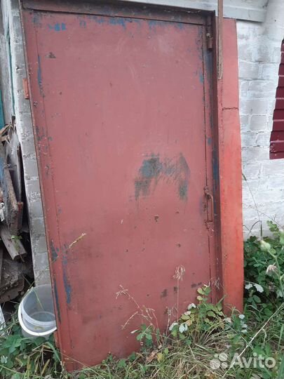 Ворота гаражные металлические бу