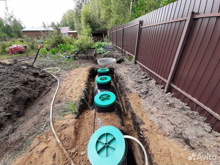 Септик под ключ / Установка септика. Монтаж 1 день