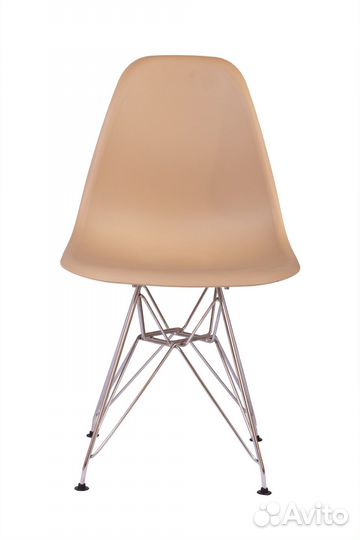 Стул Eames капучино, опора металл