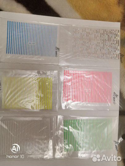 Наклейки. 2D для дизайна ногтей