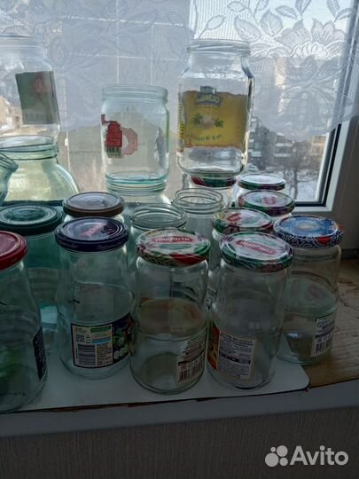 Банки стеклянные разные