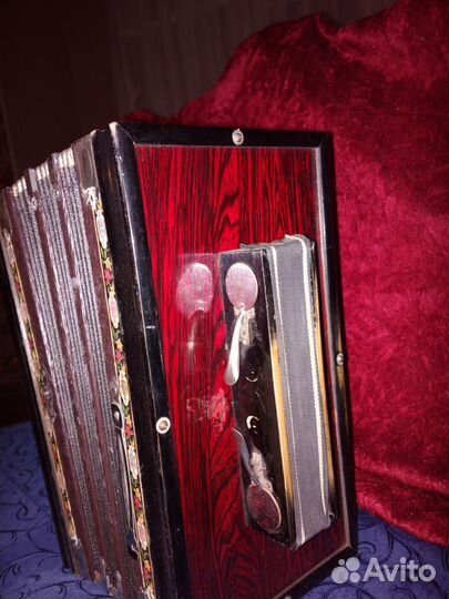 Антикварная немецкая гармонь тальянка