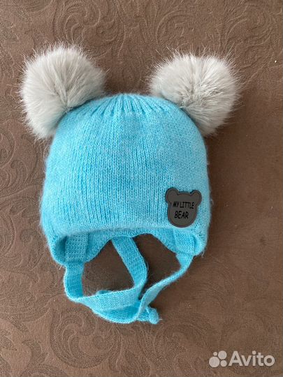 Шапка детская зимняя для новорожденного