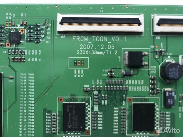 T-con плата frcm tcon V0.1 Samsung