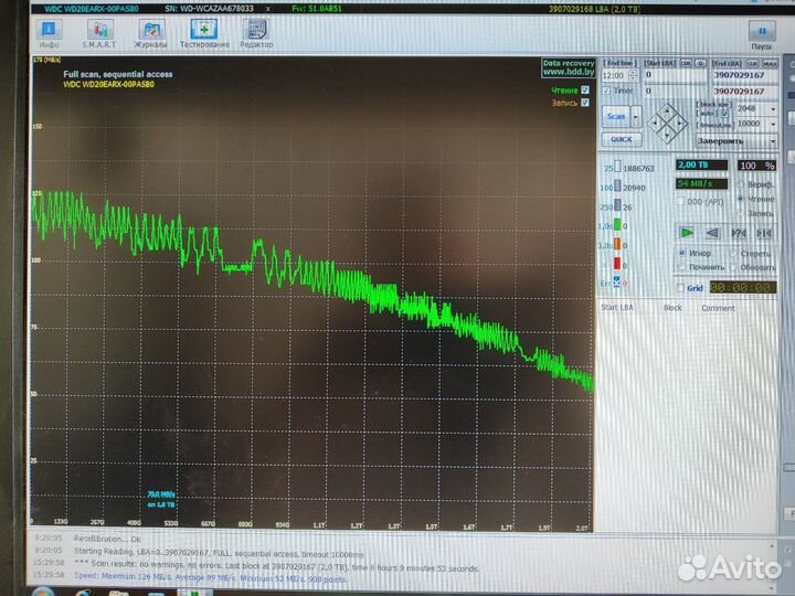 Жесткий диск Western Digital WD20earx 2TB