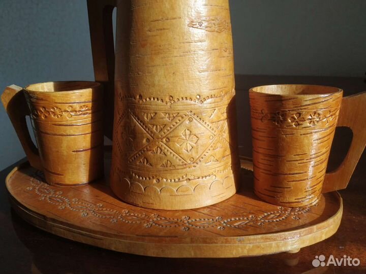 Сервиз из бересты