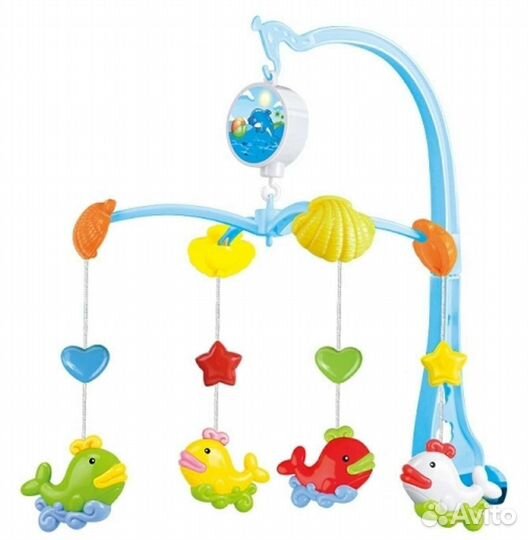 Мобиль музыкальный+ пакет игрушек