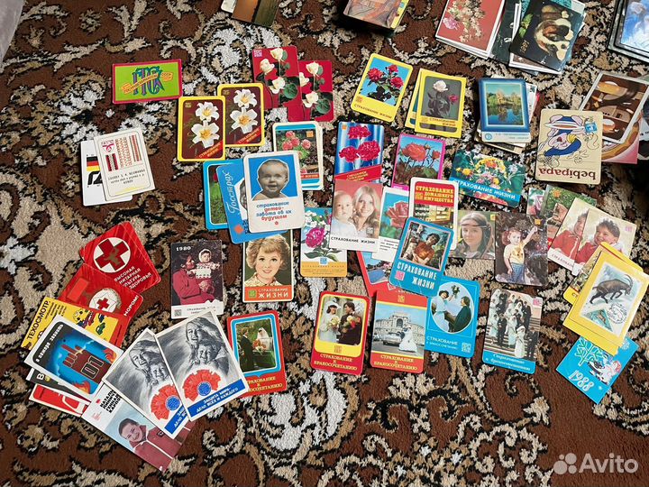 Календарики карманные СССР