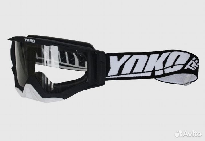 Кроссовый шлем Yoko Two + Очки Yoko Tre