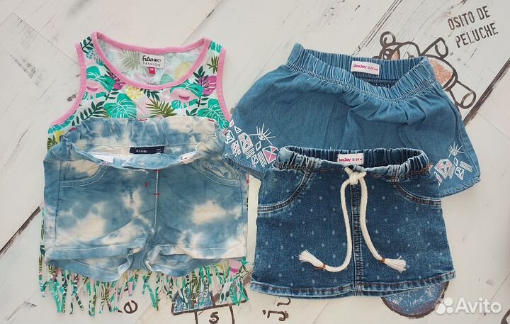 Вещи пакетом на девочку 80 86 92