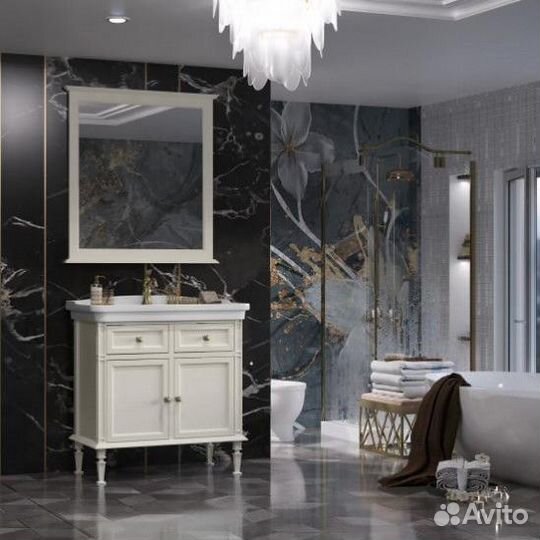 Мебель для ванной Опадирис Кантара 85 слоновая кость