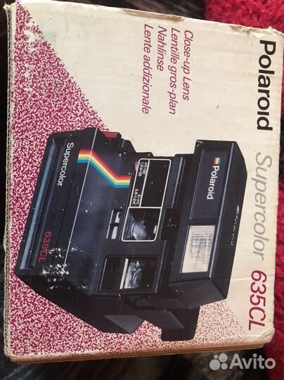 Плёночный фотоаппарат polaroid