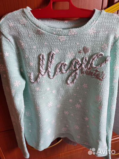 Лонгслив на девочку 134 140