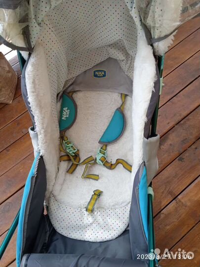 Детские санки коляска ника