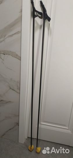 Палки лыжные карбоновые с анатомической ручкой 165