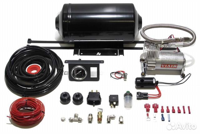 Система управления пневмоподвеской c ресивером