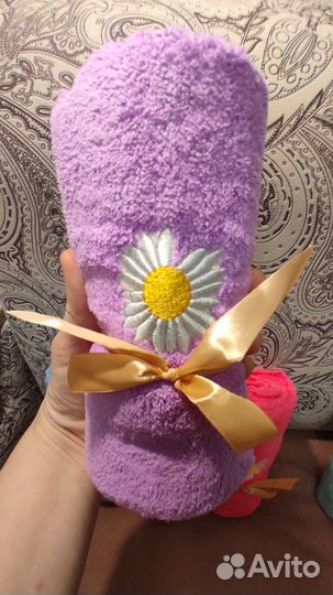 Полотенца подарочные микрофибра