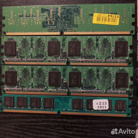 Оперативная память ddr2 256мб 512мб 1гб