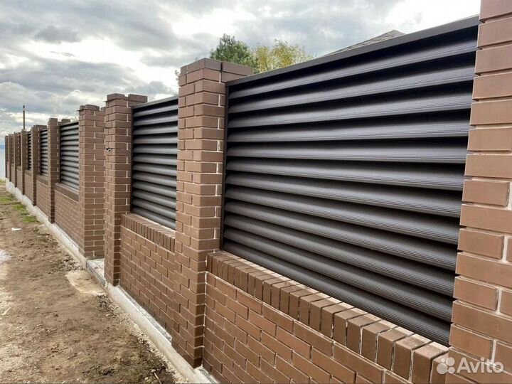 Забор жалюзи