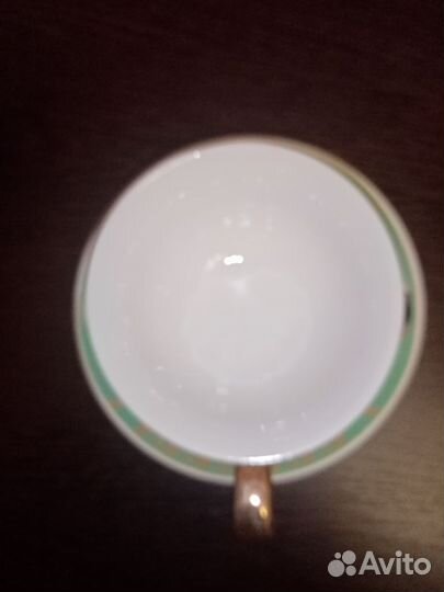 Чашка с блюдцем фарфор