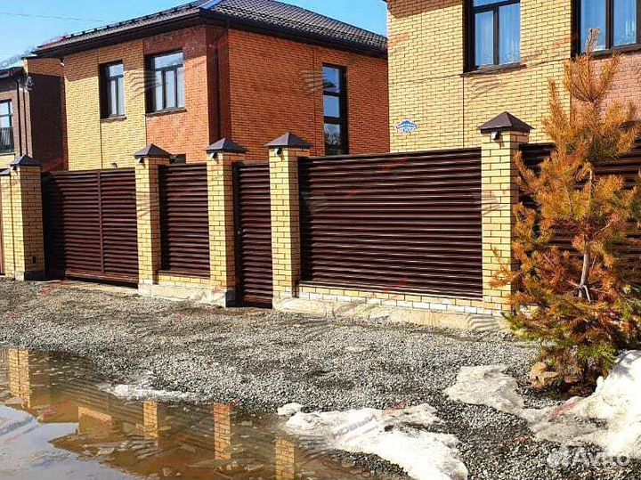 Забор жалюзи