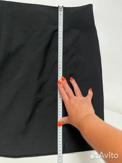 Юбка черная карандаш 50