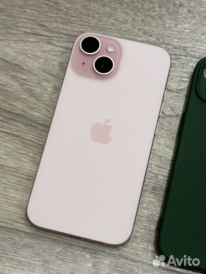 iPhone 15, Pink, 128GB (Идеал, 100 аккум, 2Sim)