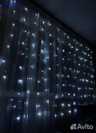 Гирлянда штора (все цвета) новая+ авитодоставка