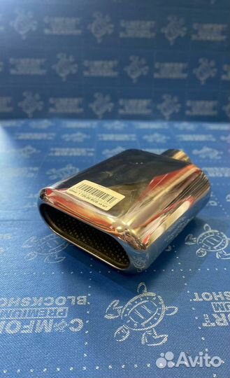 Насадка на глушитель овальная 4822