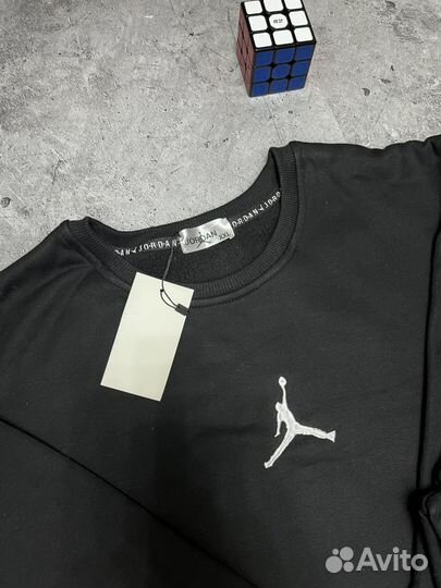 Спортивный костюм Nike jordan утепленный на флисе