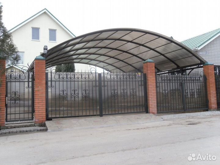 Сотовый поликарбонат для теплиц, 2.1х6 м, бронза